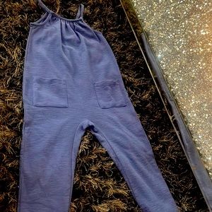 Blue casual one piece